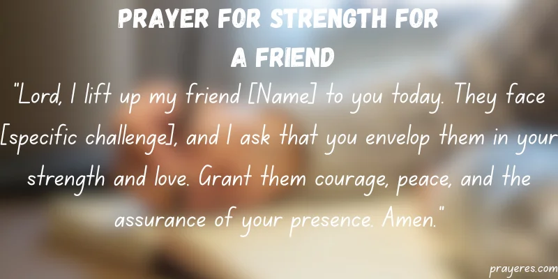 Prayer for Strength